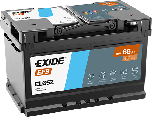 Exide EL652 EFB Autobatterie 65Ah 565 500 065